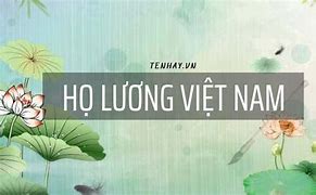 Họ Lương Gốc Ở Đâu